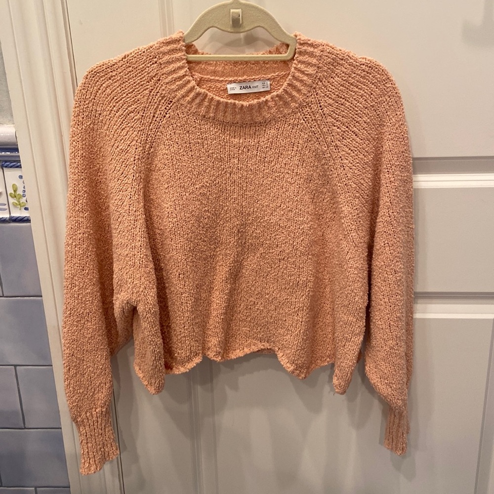 NEVER WORN ZARA Knit Pink Sweater